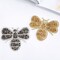 4 Pieces Crystals Bee Patches Iron on Rhinestone Appliques Patch Transfer